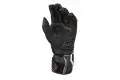 Macna leather summer gloves Street R with Kevlar reinforcements black white red