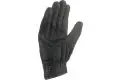 Summer leather motorcycle gloves OJ STONE Black