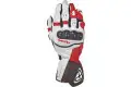 Ixon RS TILT leather gloves Black White Red