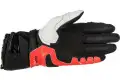 Alpinestars GP Pro R2 leather gloves black white red yellow fluo