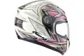 MDS by AGV Sprinter Multi Heritage FF Helmet - Col. White/Pink