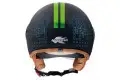 Kappa KV8 City Square jet helmet Black Green