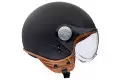 Kappa KV8 new look jet helmet matte Black