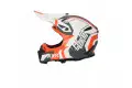 Acerbis Profile 5 Cross Helmet White Orange