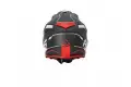 Acerbis Steel Carbon 2206 Carbon Black Red Cross Helmet