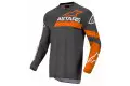 Alpinestars FLUID CHASER cross jersey Anthracite Coral Fluo