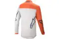 Alpinestars RACER BRAAP cross jersey white orange