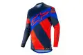 Alpinestars Racer Tech Atomic Jersey Red Dark Navy Blue