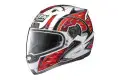 Nolan N85 Fight N-com fullface helmet white-red