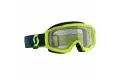 Scott HUSTLE X MX cross goggles Yellow Blu clear Lens