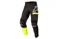 Alpinestars FLUID CHASER cross pants Black Yellow Fluo