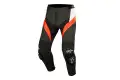 Alpinestars Missile leather trousers Black White Fluo Red