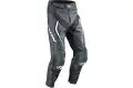 Ixon leather trousers Fighter black white