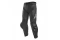 Dainese DELTA 3 leather trousers black black white