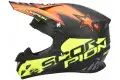 Casco cross Scorpion VX 20 Air Magnus Nero Arancio Giallo