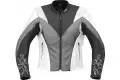 Alpinestars Stella Anouke leather women jacket white-gunmetal
