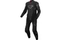 Macna Tracktix divisible leather suit Black