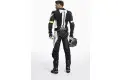 Spyke ESTORIL SPORT leather suit 2pc Black White Fluo Yellow
