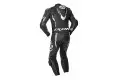 Ixon VORTEX 2 summer leather suit Black White