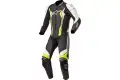 Alpinestars Gp Force Leather Suit 1 Pc Black White Yellow