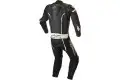 Alpinestars Gp Force Leather Suit 1 Pc Black White Red