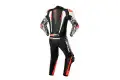 Alpinestars RACING ABSOLUTE V2 Full Leather Motorcycle Suit Black White Red Fluo