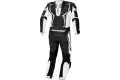 Spyke ASSEN RACE 2.0 1pc summer leather racing suit Black White