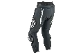 Pantaloni moto pelle racing Ixon VORTEX nero bianco