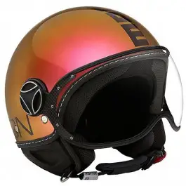 Casco Vespa Granturismo Jet Momo Original Helmet Piel