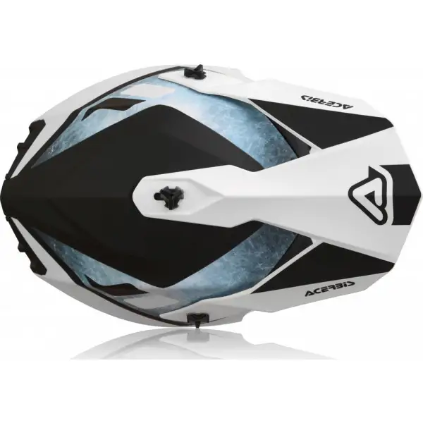 Casco cross Acerbis LINEAR Bianco Blu