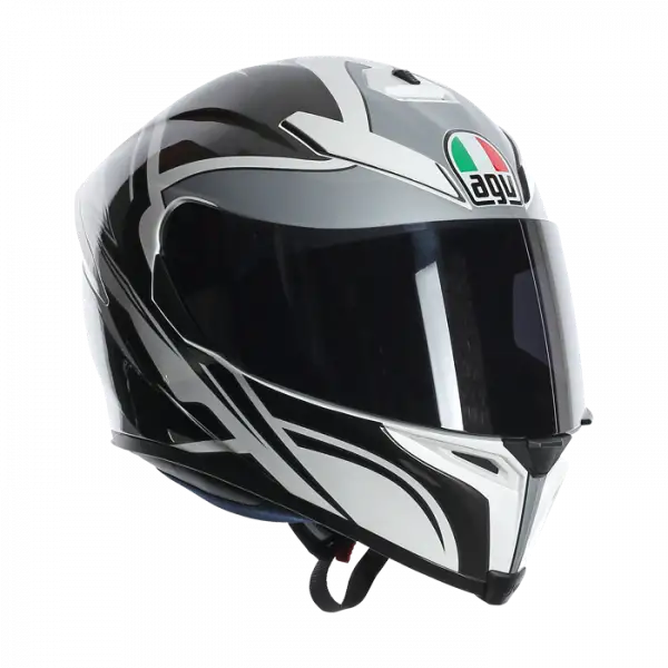 AGV K5 Roadracer full face helmet White Gunmetal Black