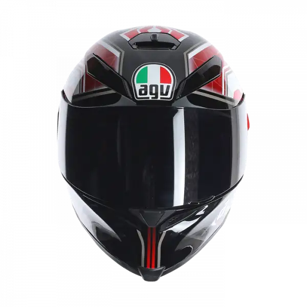 AGV K5 Dimension full face helmet Black White RED