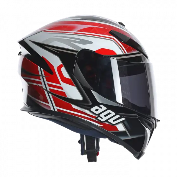AGV K5 Dimension full face helmet Black White RED
