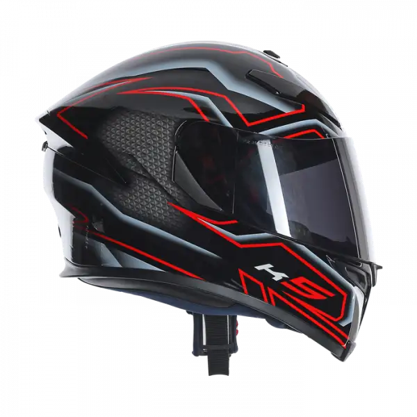 AGV K5 Deep full face helmet Black White RED