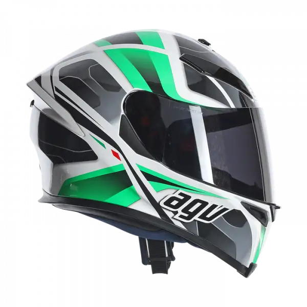 AGV K5 Transformer full face helmet Black White GREEN