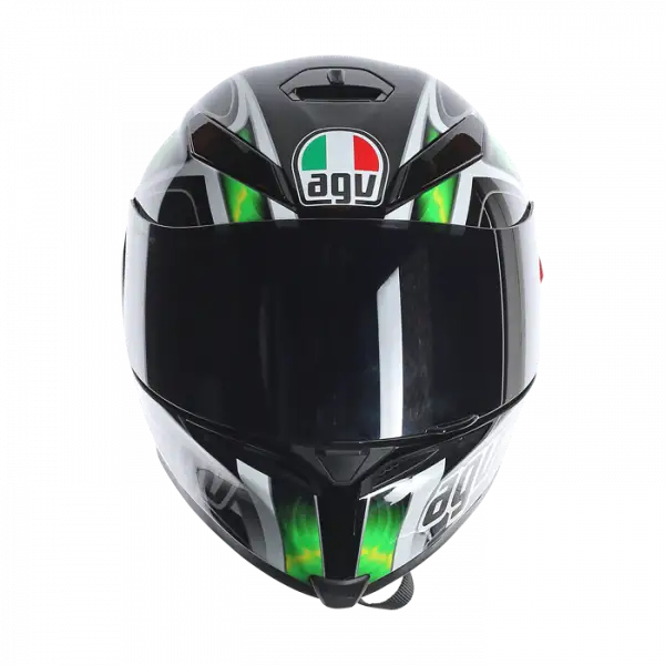 AGV K5 Hurricane full face helmet Green Black White