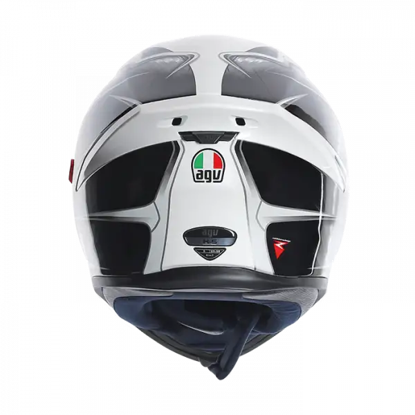 AGV K5 Hurricane full face helmet White Gunmetal Black