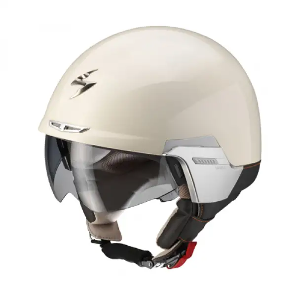 Scorpion Exo 100 Padova II jet helmet beige