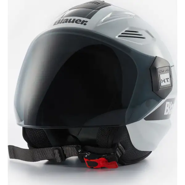 Casco jet Blauer BRAT Bianco Nero