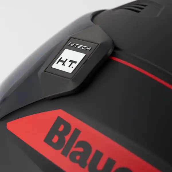 Casco jet Blauer BRAT Nero Rosso Opaco