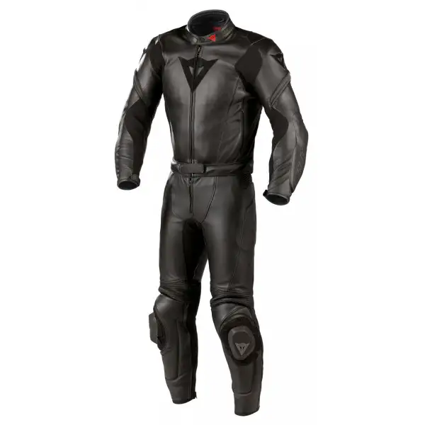 Dainese M6 2 Pieces leather suit black