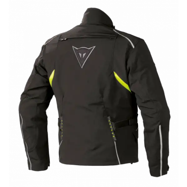 Dainese Ice-Sheet Gore-Tex motorcycle jacket black-yellow fluo