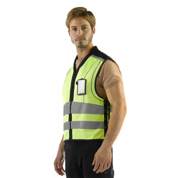 Dainese High Visibility Pro Vest yellow fluo-black