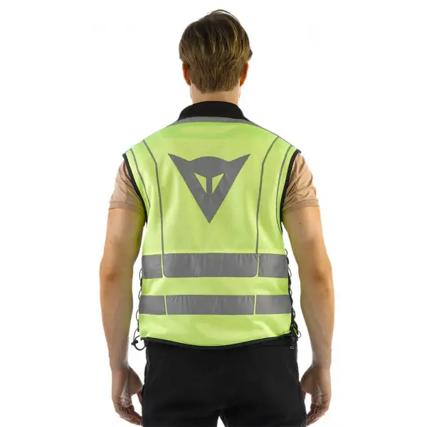 Dainese High Visibility Pro Vest yellow fluo-black