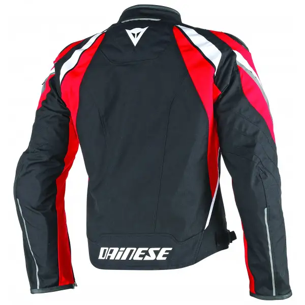 Dainese Raptors Tex Jacket black red white