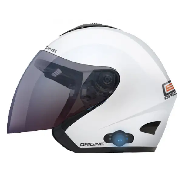 Origine TORNADO open face helmet with Bluetooth White
