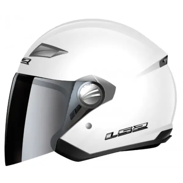 LS2  OF569.1 Scape modular helmet gloss white *