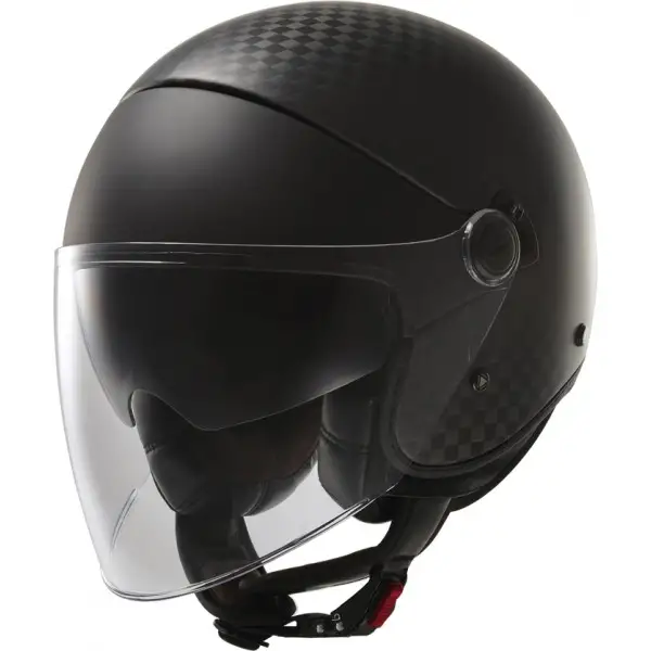 LS2 OF597 Cabrio jet helmet matte Carbon