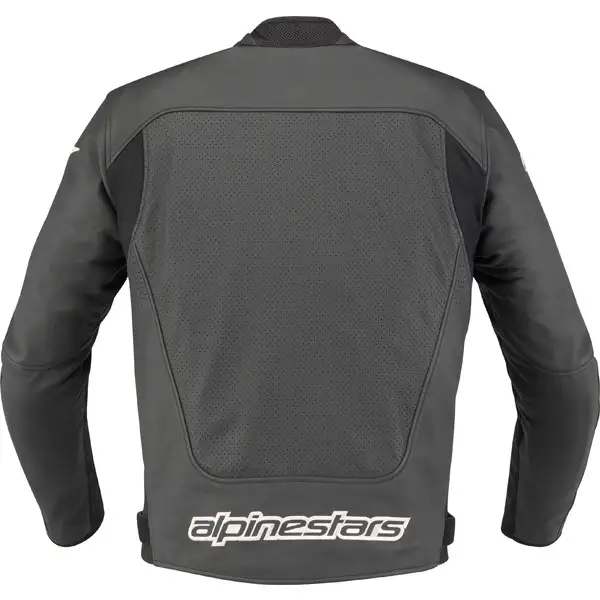 Alpinestars Indy leather motorcycle jacket black