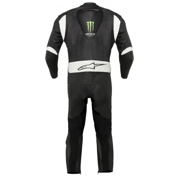 Alpinestars Haunter leather suit black-green white